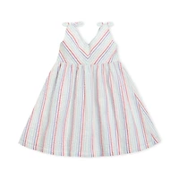 Hope & Henry Baby Girls Bow Shoulder Swing Dress