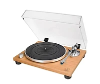 Audio Technica Fully Manual Belt-Drive Turntable- Wood