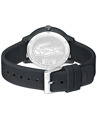 Lacoste Men's L 12.12 Move Dark Grey Silicone Strap Watch 42mm