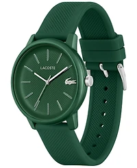 Lacoste Men's L 12.12 Move Green Silicone Strap Watch 42mm