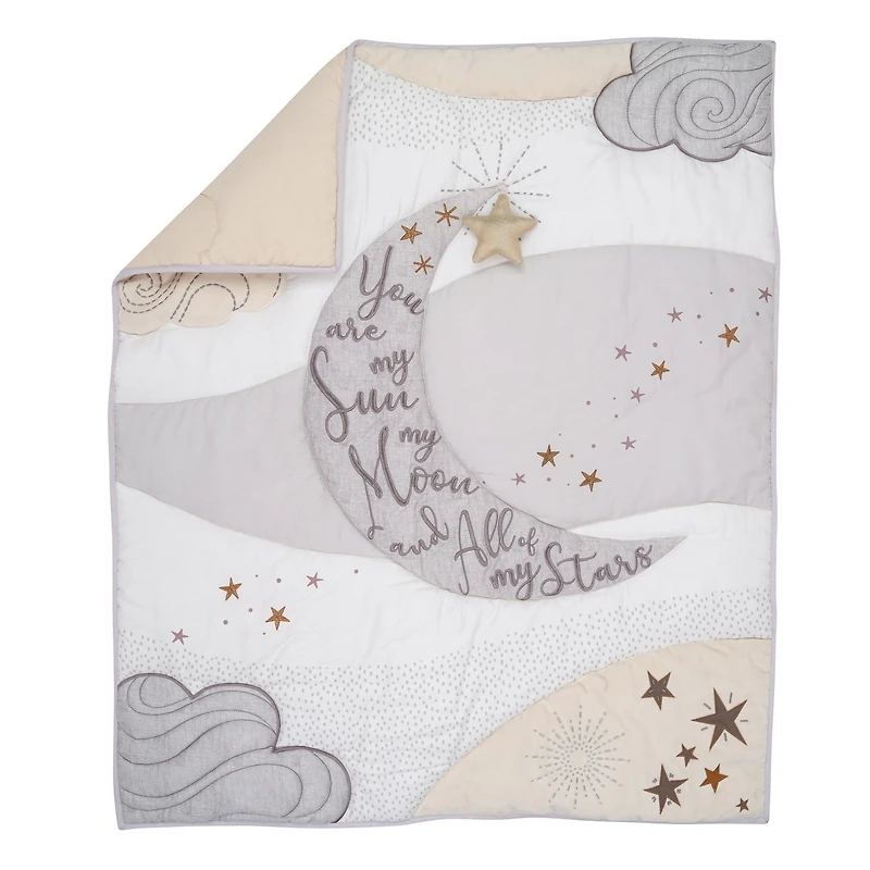 Lambs & Ivy Baby Goodnight Moon 3-Piece Celestial Nursery Crib Bedding Set