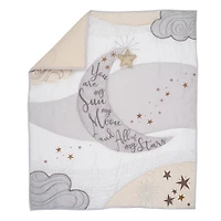 Lambs & Ivy Baby Goodnight Moon 3-Piece Celestial Nursery Crib Bedding Set