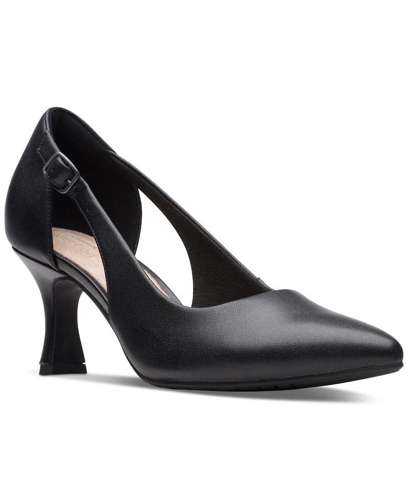 Clarks Women's Kataleyna Rae Side-Cutout Comfort Pumps