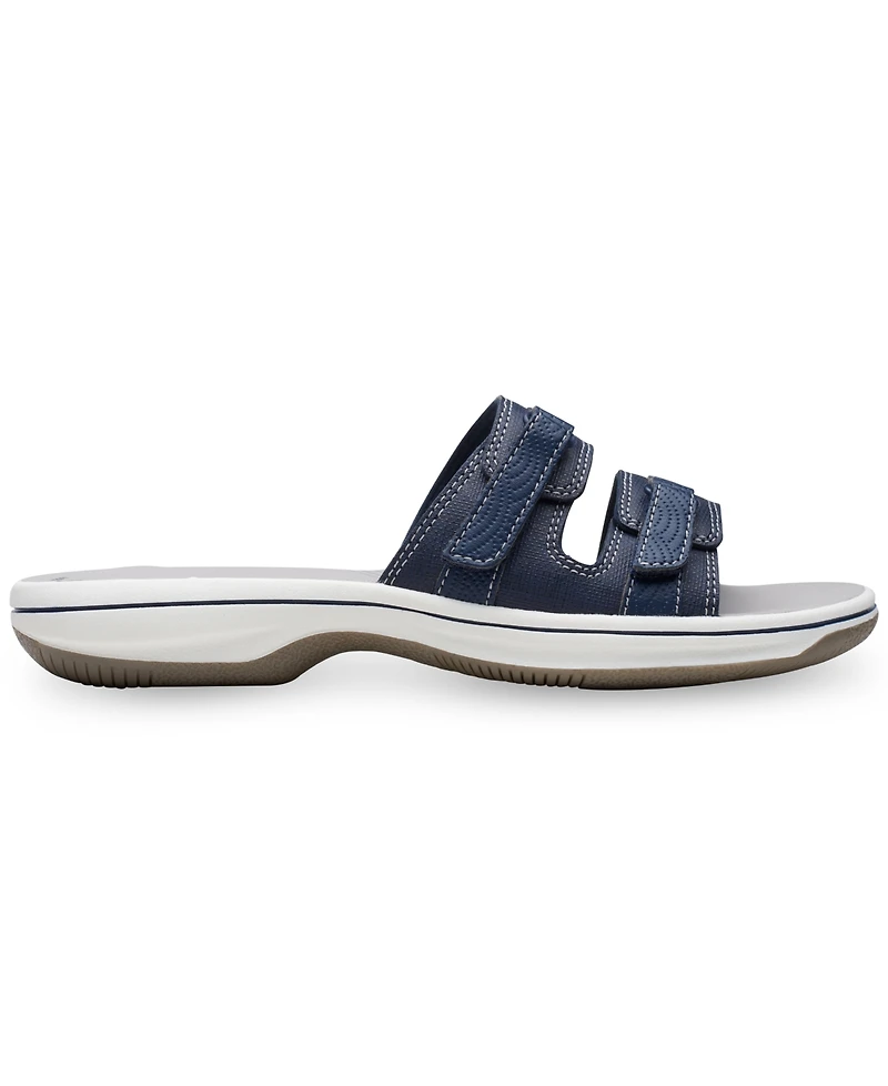 Clarks Women's Cloudsteppers Breeze Piper Comfort Slide Sandals