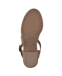 Cliffs by White Mountain Women's Cordovan Stacked Heel Strappy Dress Sandals