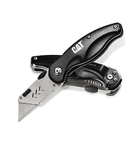 Cat Folding Utility Knife with Safety Lock and Comfort Handle