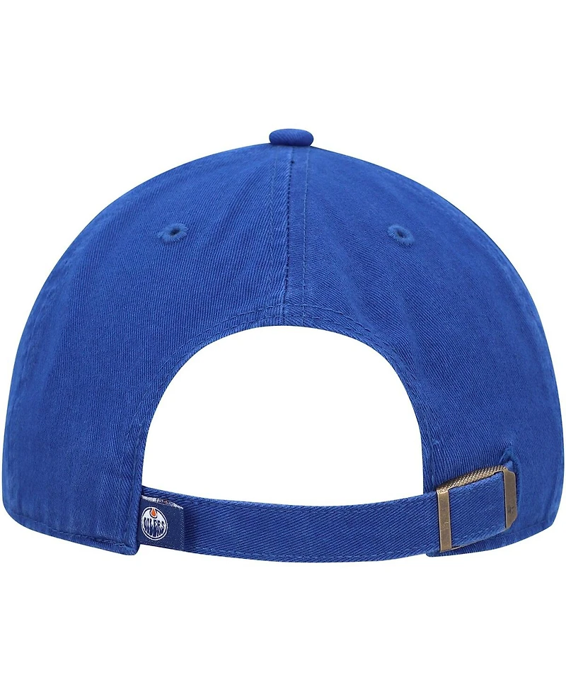 Men's '47 Brand Royal Edmonton Oilers Clean Up Adjustable Hat