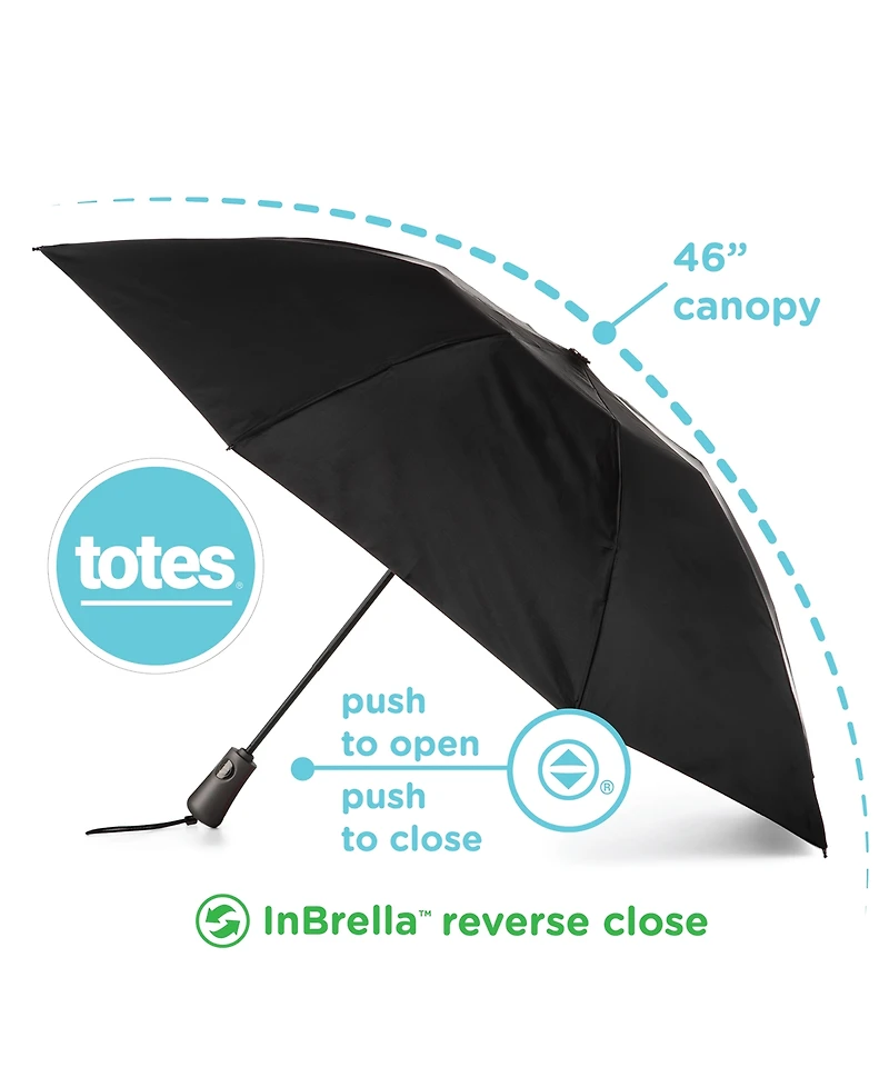 Totes Inbrella Reverse Close Umbrella