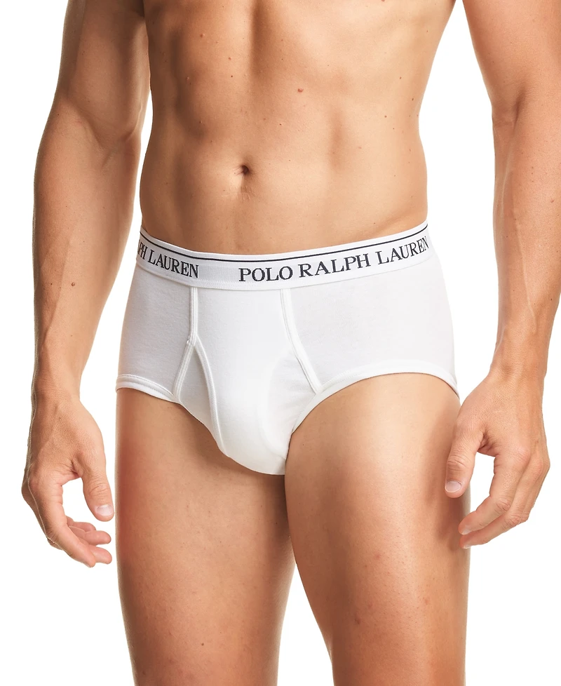 Polo Ralph Lauren Men's 4-Pack Classic-Fit Mid-Rise Briefs