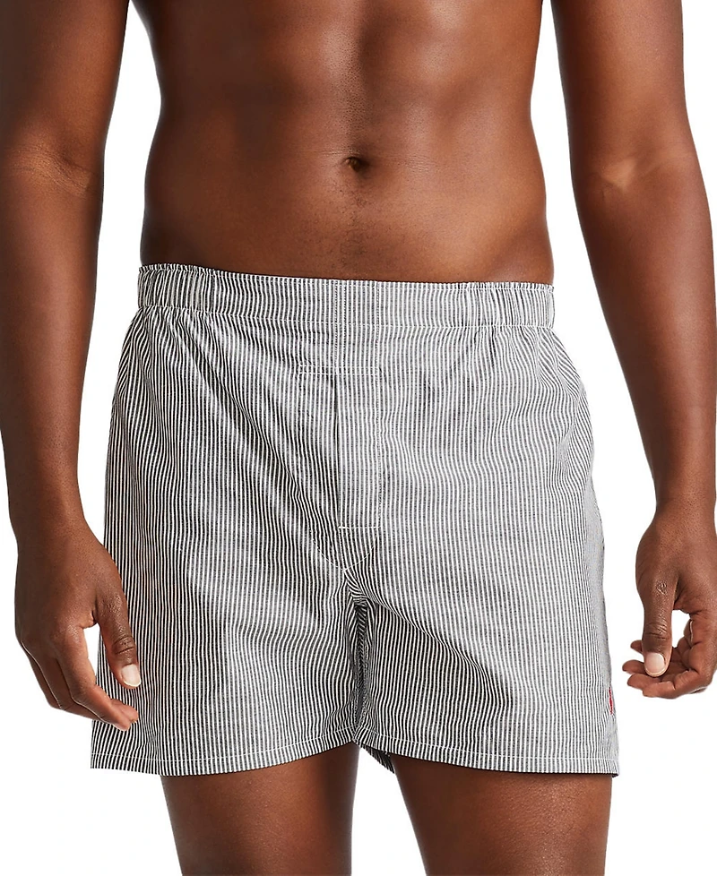 Polo Ralph Lauren Men's 3-Pack Classic Woven Cotton Boxers