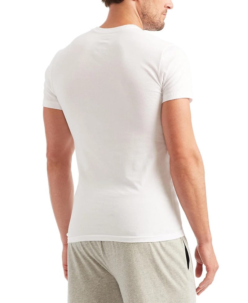 Polo Ralph Lauren Men's 5-Pack Slim Fit Classic Cotton V-Neck T-Shirts