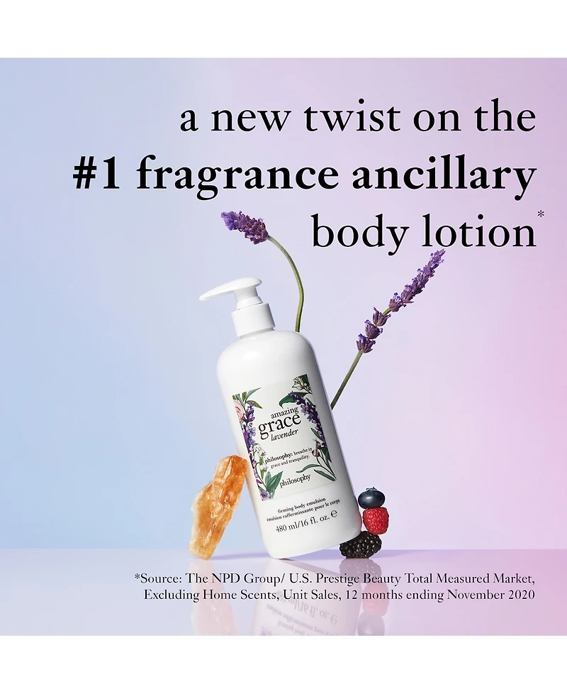 philosophy Amazing Grace Lavender Firming Body Emulsion, 16 oz.