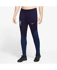 Men's Nike Navy Brazil National Team Strike Performace Track Pants