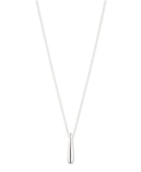 Lauren Ralph Lauren Teardrop Pendant Necklace in Sterling Silver