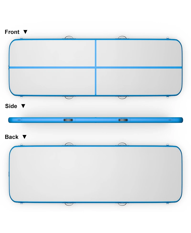 1 Pcs 10' Inflatable Gymnastics Mat Floor Mats