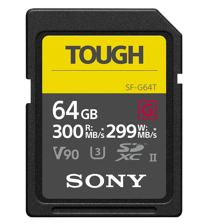 Sony 64Gb Uhs-Ii Tough G-Series Sd Card
