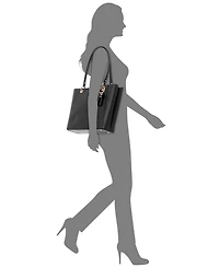 Guess Noelle Medium Double Compartment Top Zip Tote