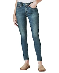 Lucky Brand Women's Ava Mid-Rise Ripped Skinny Jeans