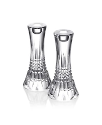 Waterford Lismore Diamond Candlestick 7", Set of 2