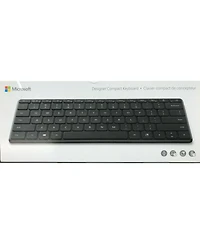 Microsoft 21Y-00001 Bluetooth Compact Keyboard, Black