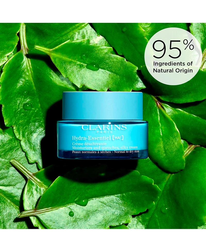 Clarins Hydra-Essentiel Silky Moisturizer with Double Hyaluronic Acid