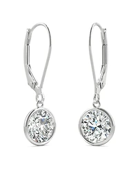 Charles & Colvard Moissanite Drop Earrings (1 5/8 ct. t.w. Diamond Equivalent) in 14k White Gold