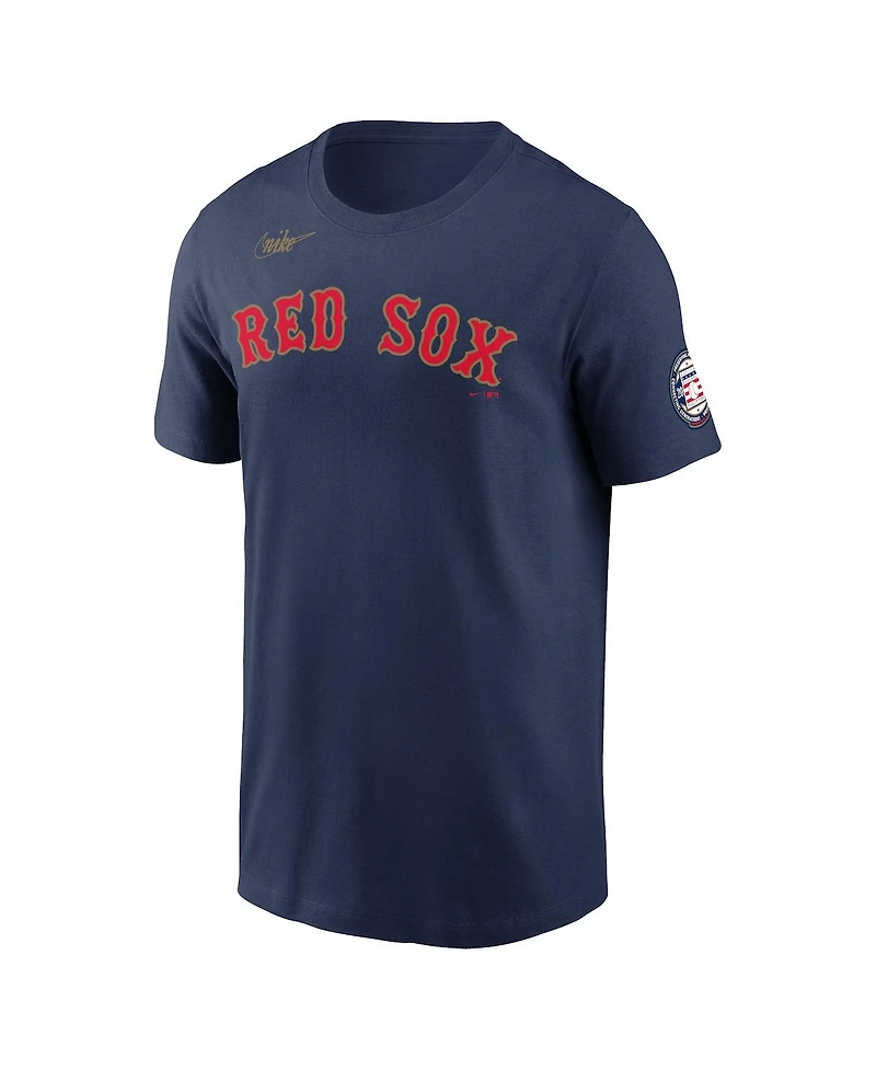 Men's Nike David Ortiz Navy Boston Red Sox Name and Number T-shirt