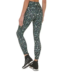 Dkny Sport Printed High-Waist 7/8 Leggings