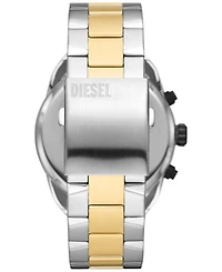 Diesel Men's Spiked Chronograph Two-Tone Stainless Steel Watch 49mm