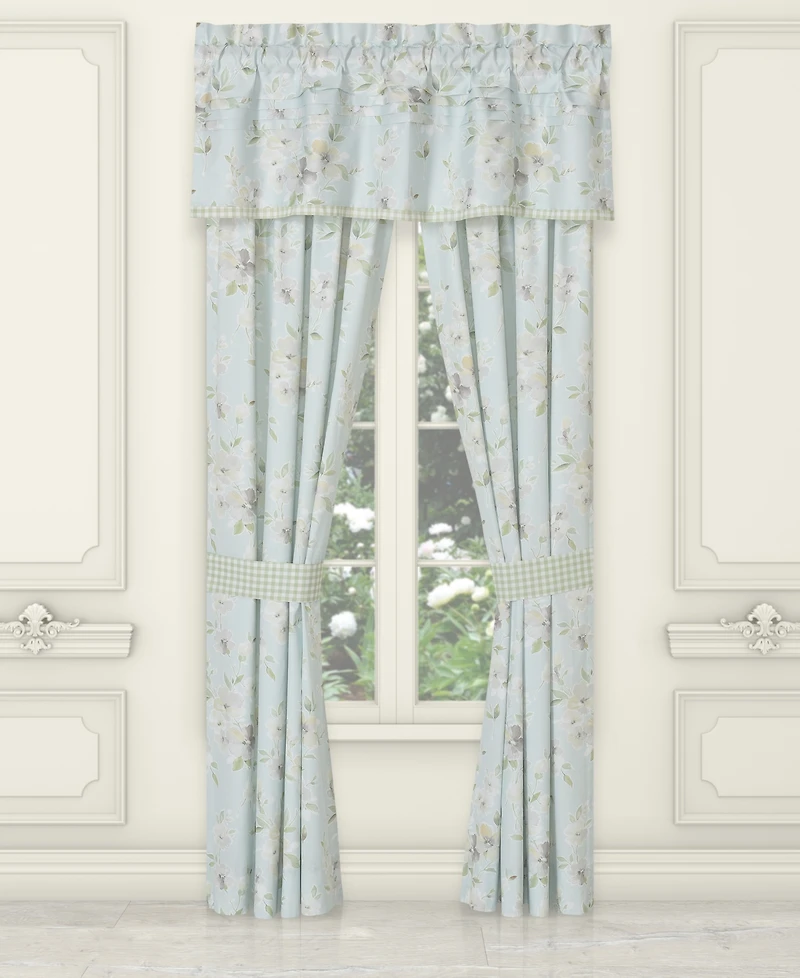 Piper & Wright Cassia Tuck Window Valance, 18" x 50"