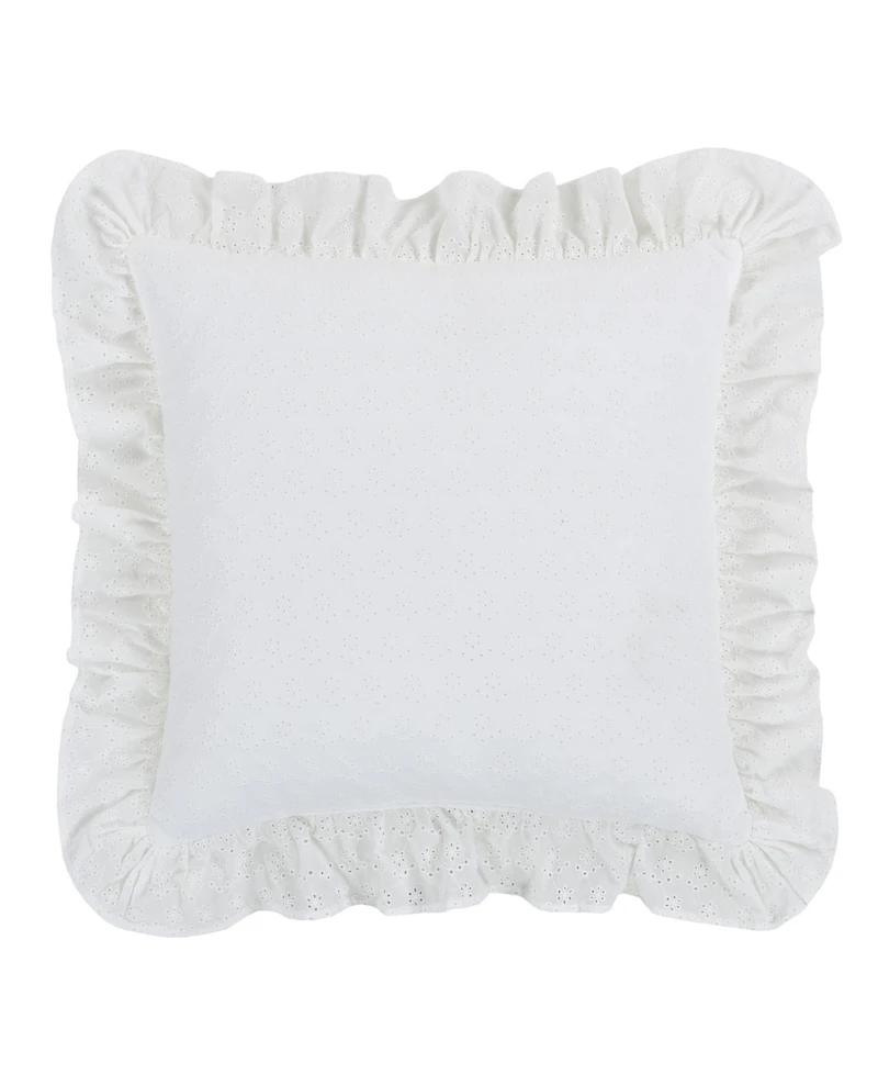 Piper & Wright Amalia Embellished Decorative Pillow, 16" x 16"