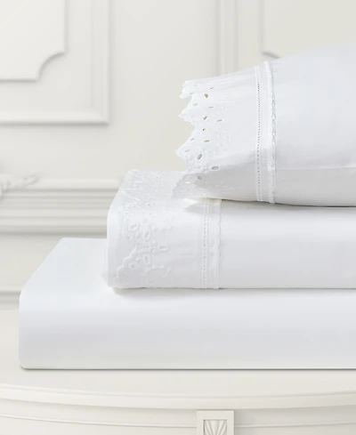 Piper & Wright Eyelet 4-Pc. Sheet Set, King