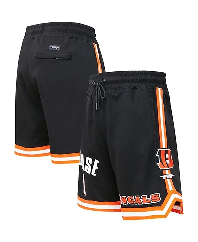 Men's Pro Standard Ja'Marr Chase Black Cincinnati Bengals Player Name and Number Shorts