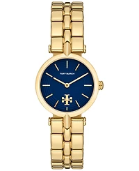 Tory Burch Women's Kira Gold-Tone Stainless Steel Bracelet Watch 30mm