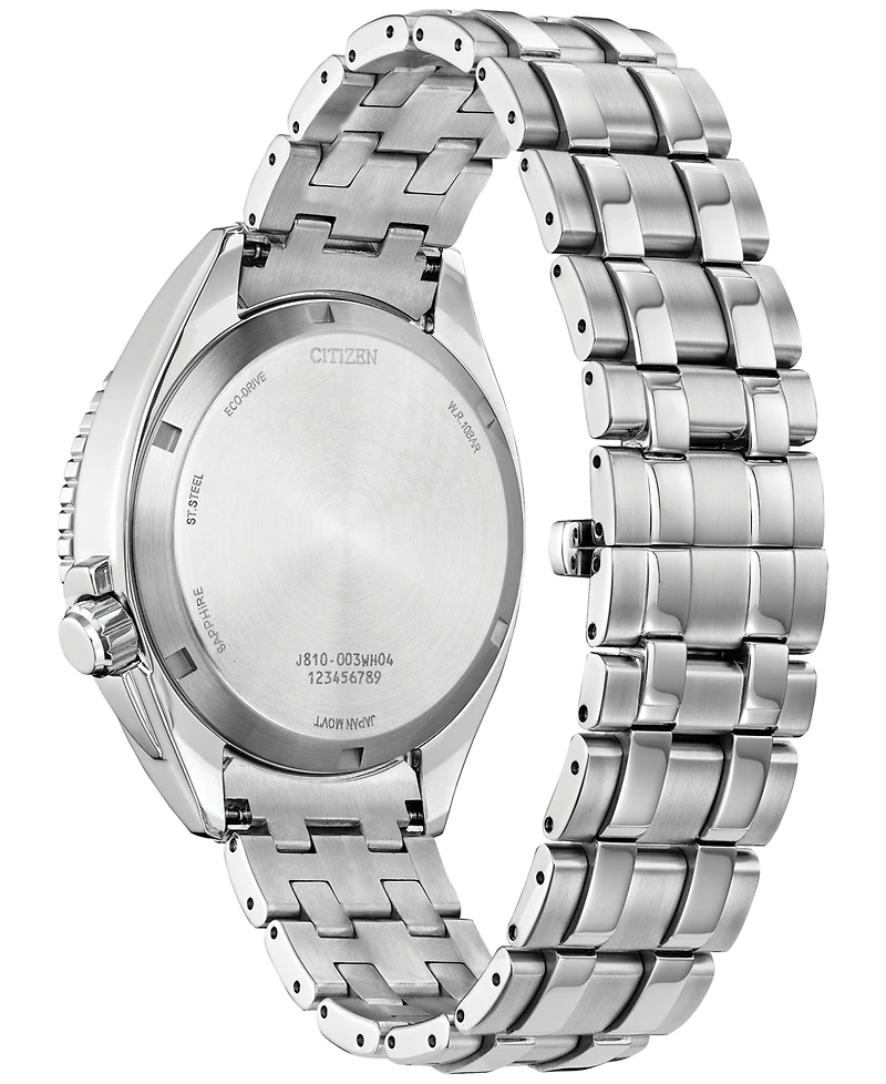 Citizen Eco-Drive Men's Sport Luxury Stainless Steel Bracelet Watch 42mm