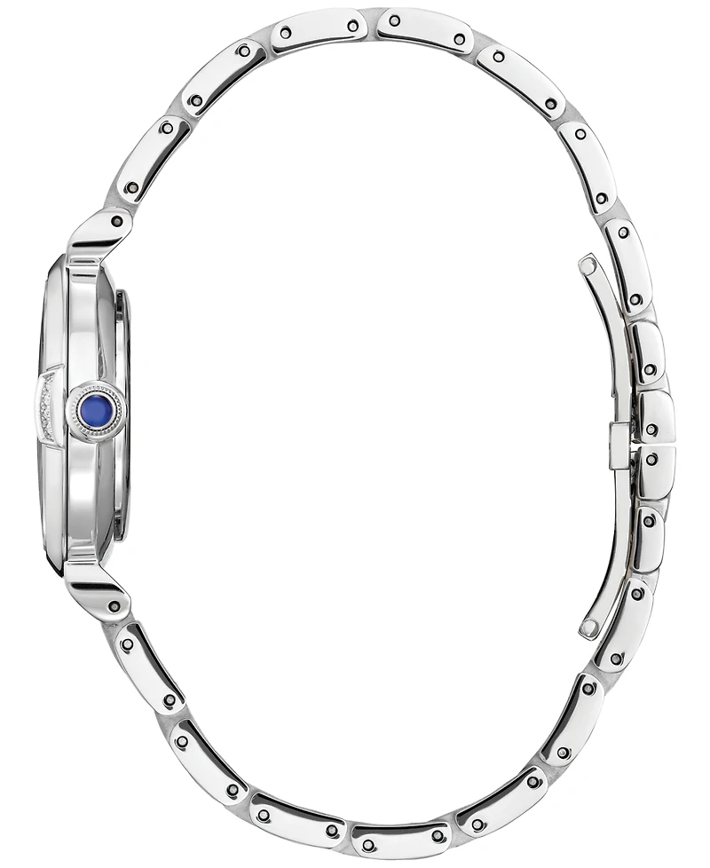 Citizen Eco-Drive Mae Women's Diamond Accent Stainless Steel Bracelet Watch 30mm