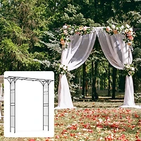 Garden Wedding Rose Arch Pergola Archway Flowers Climbing Plants Trellis Metal