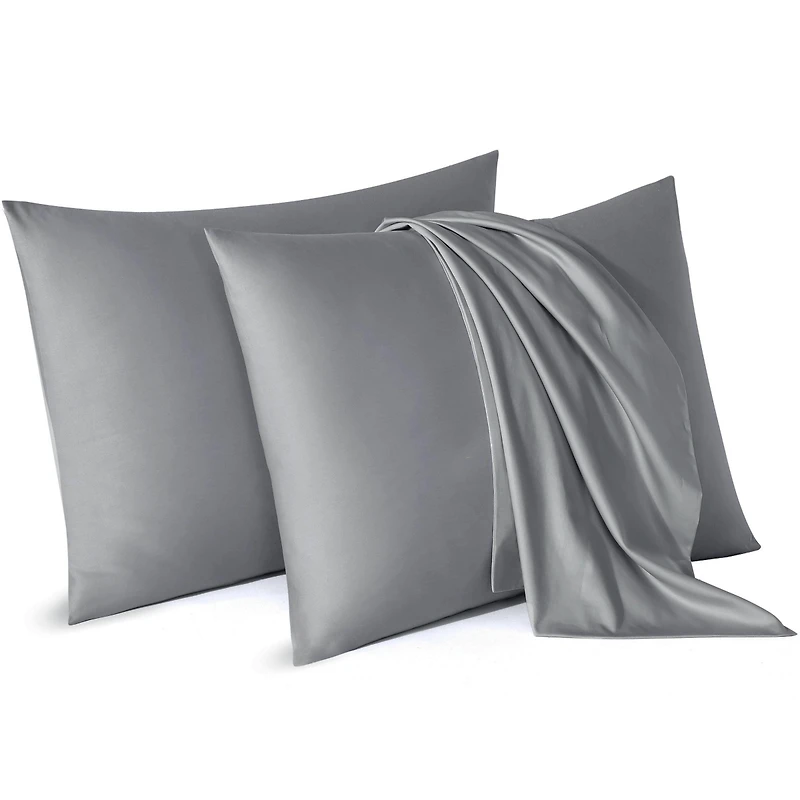 Circles Home Premium Sateen 300TC Envelope Cotton Blend Pillow Cases