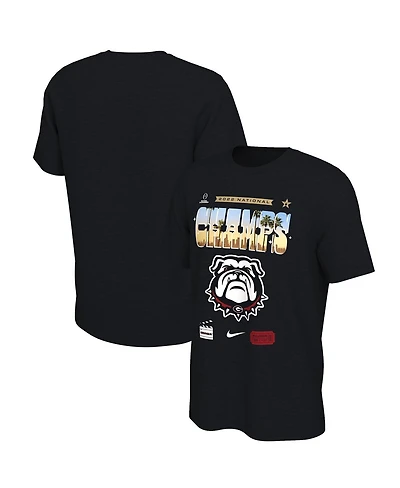 Men's Nike Black Georgia Bulldogs College Football Playoff 2022 National Champions Local T-shirt