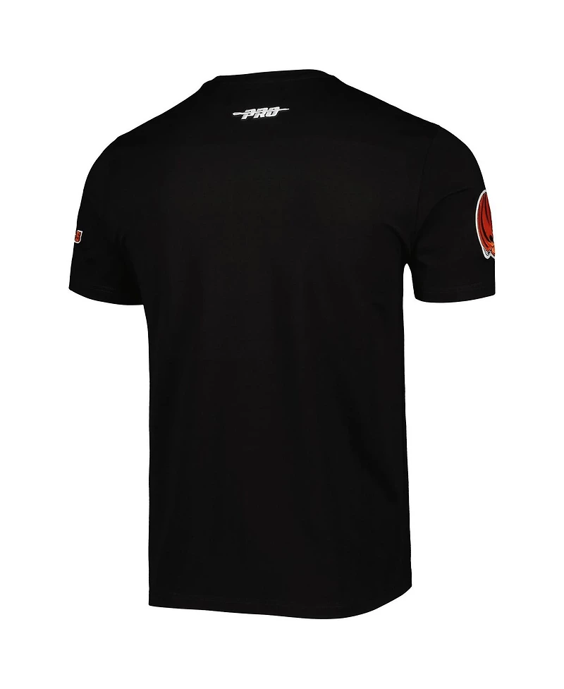 Men's Pro Standard Black Cincinnati Bengals Mash Up T-shirt