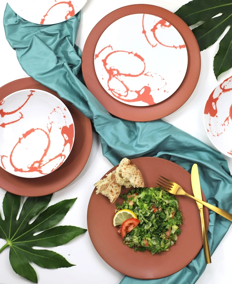 Euro Ceramica Nile 12 Pc. Dinnerware Set, Service for 4