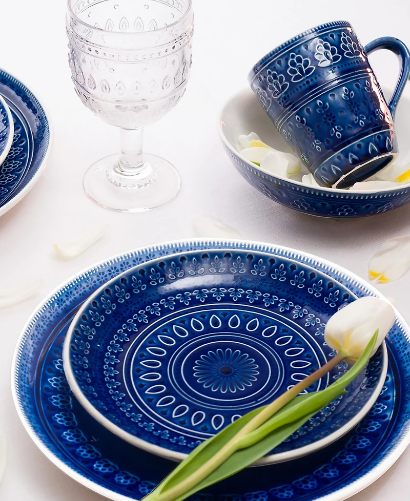 Euro Ceramica Fez 16 Pc. Dinnerware Set, Service for 4