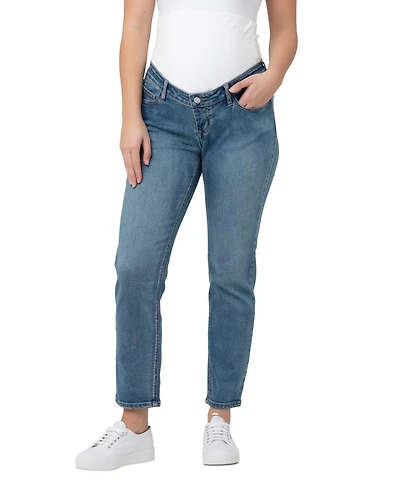 Maternity Hunter Over Bump Crop Jean
