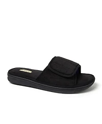 Dearfoams Men's Collin Terry Adjustable Shower Slide House Slipper