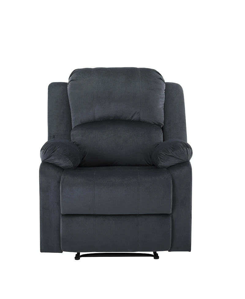 Relax A Lounger 34.75" Steel Dayton Microfiber Manual Recliner