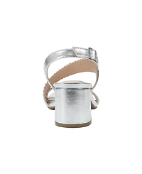 Bandolino Women's Mizzys Woven Block Heel Sandals