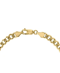 Effy Men's Onyx Plate Link Bracelet in 14k Gold-Plated Sterling Silver