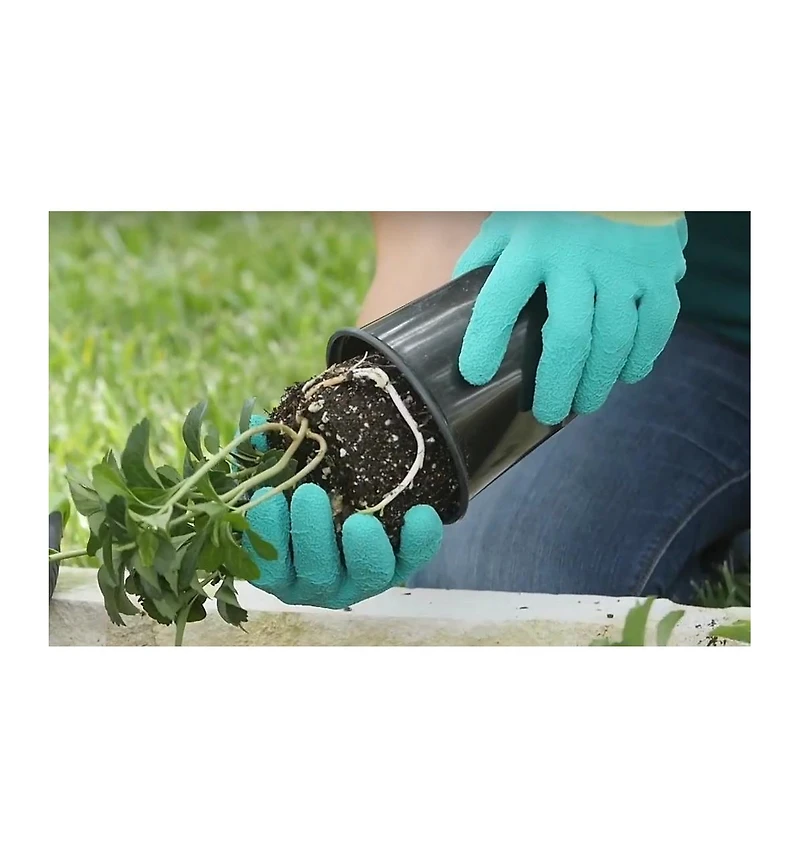 G & F Products Microfoam Women Garden Gloves, 3 Pairs