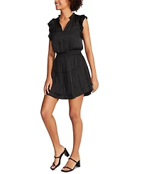 Steve Madden Women's Satin Prairie Dreams Mini Dress