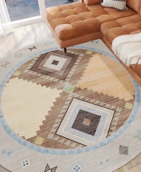 Dalyn Phoenix Washable PH2 8' x Round Area Rug